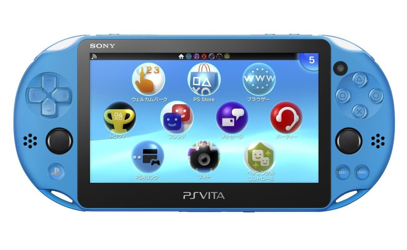 Ps Vita Playstation Vita New Slim Model Pch 00 Aqua Blue
