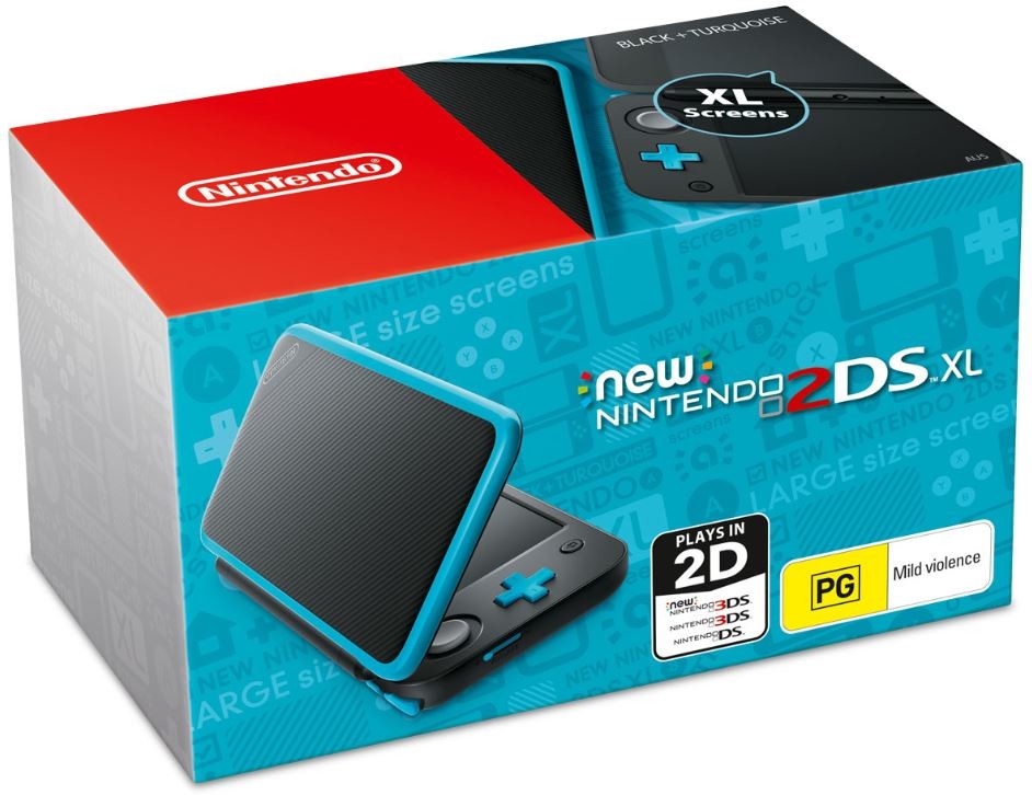 2ds xl black and green