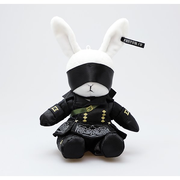 black rabbit stuffed animal